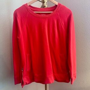 Lily Pulitzer Beach Comber Pullover in Ruby Red - Size Large